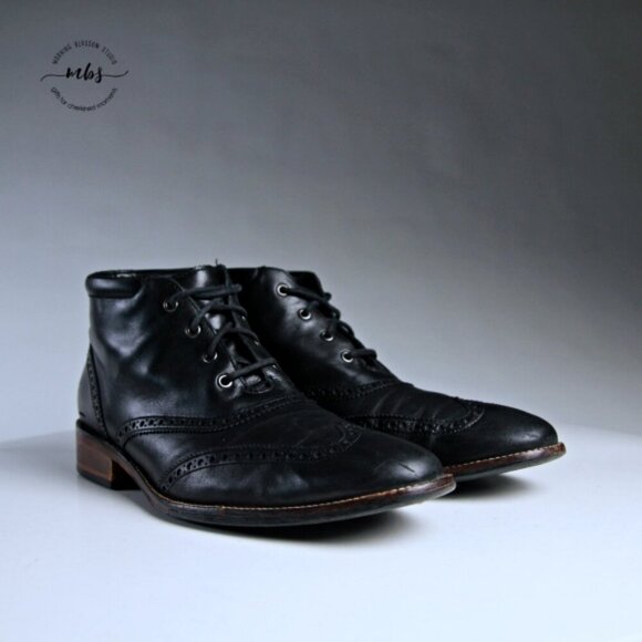 Cole Haan Liam Chukka II Leather Boots Black Men 11 - Picture 2 of 14